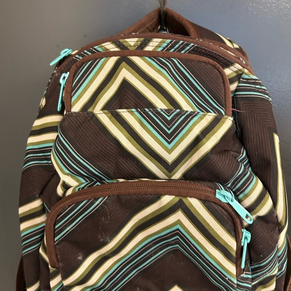 Dakine “Jewel” large GUC Chevron Pattern Backpack - Picture 7 of 16
